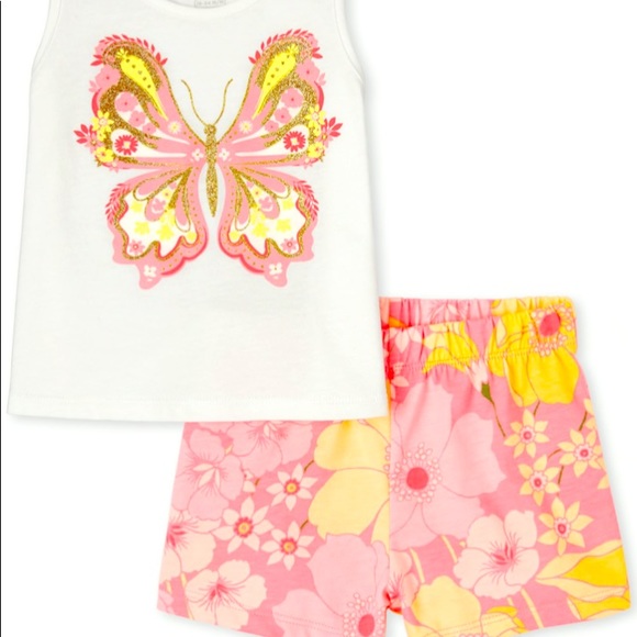 NWT Butterfly 2pc outfit